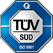 TÜV Süd ISO 9001 Zertifiziertes Qualitätsmanagementsystem